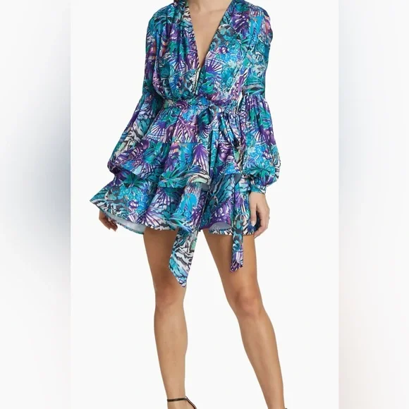 dramatic mini dress Mango Dramatic Sleeve Mini Dress
